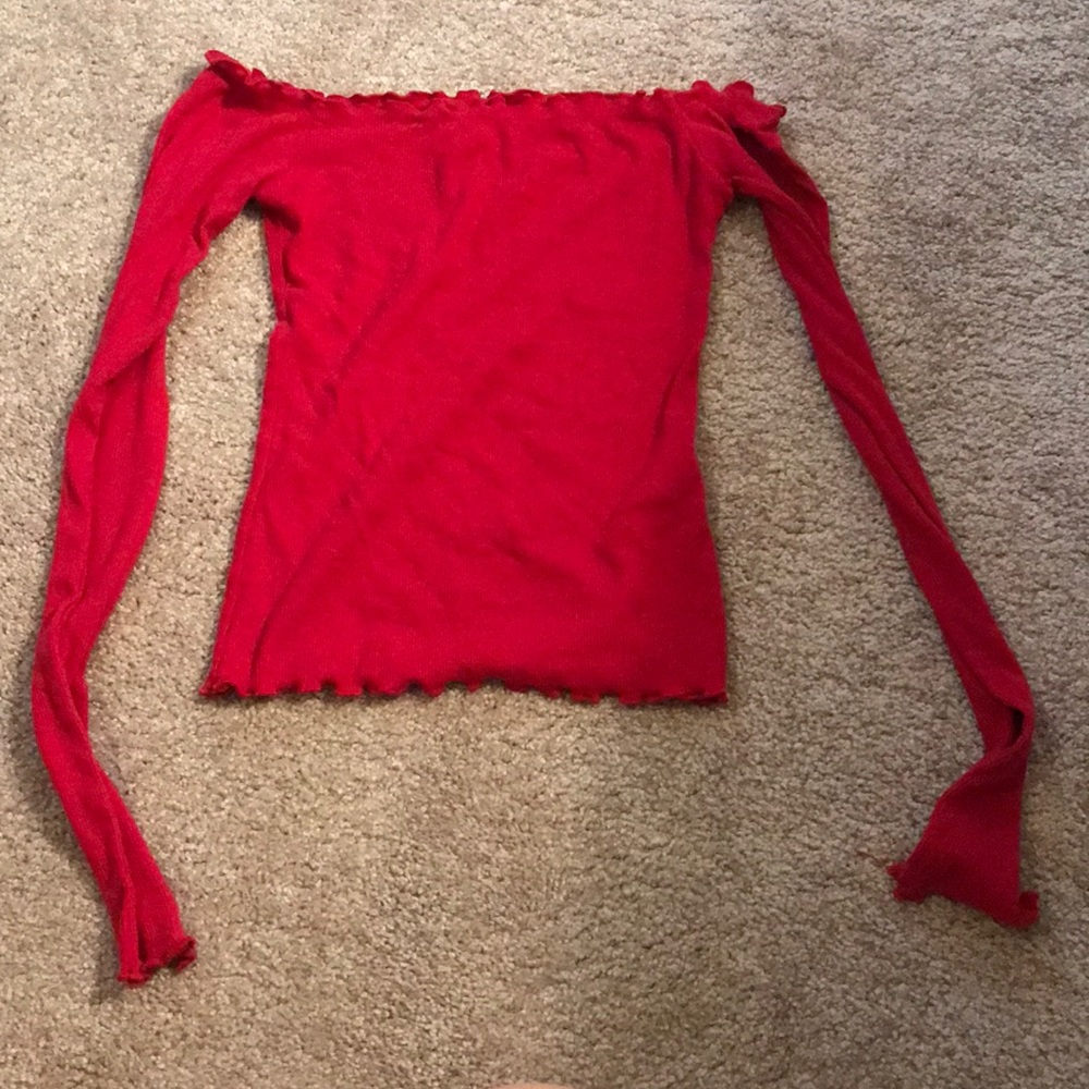 off the shoulder hollister top